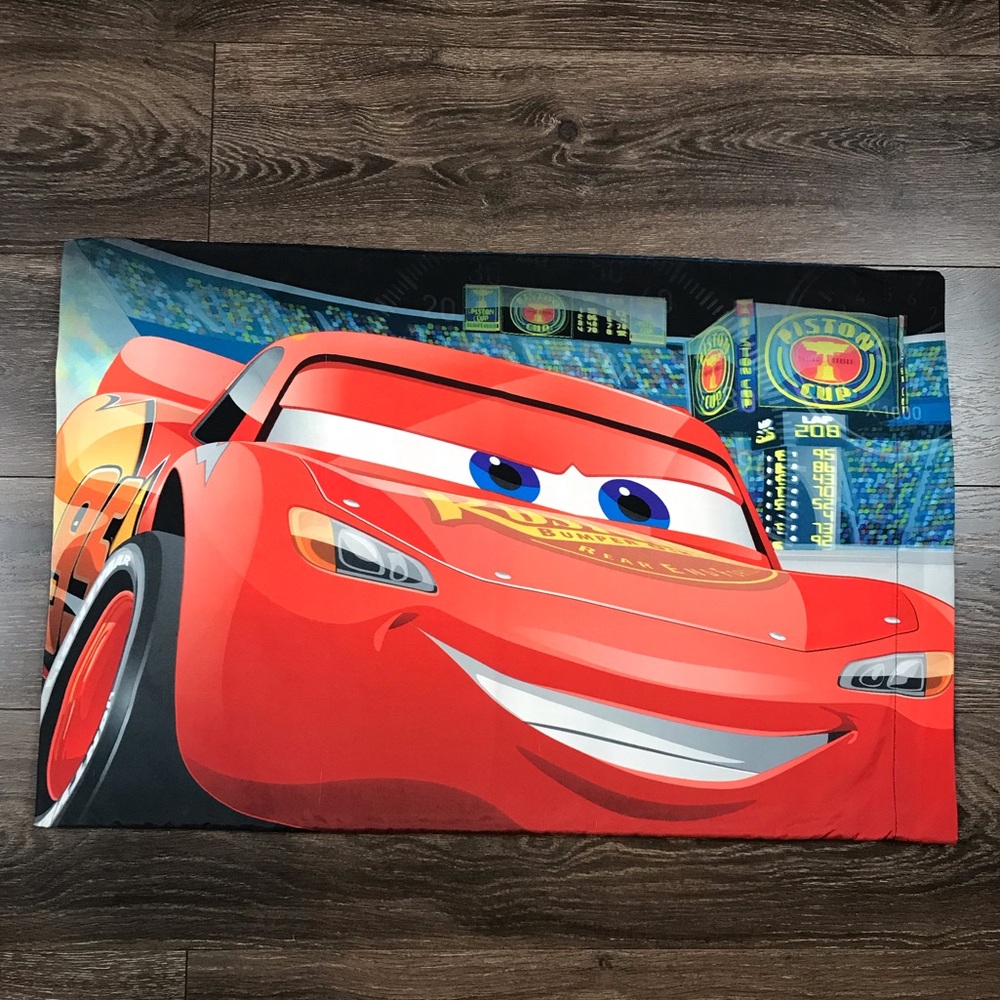 Disney Pixar Cars 3 Lightning McQueen Piston Cup Racing Boys Standard Pillowcase